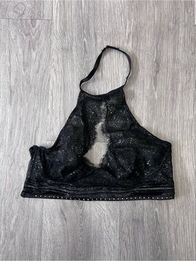 Victoria's Secret Black Sheer Mesh Bandeau